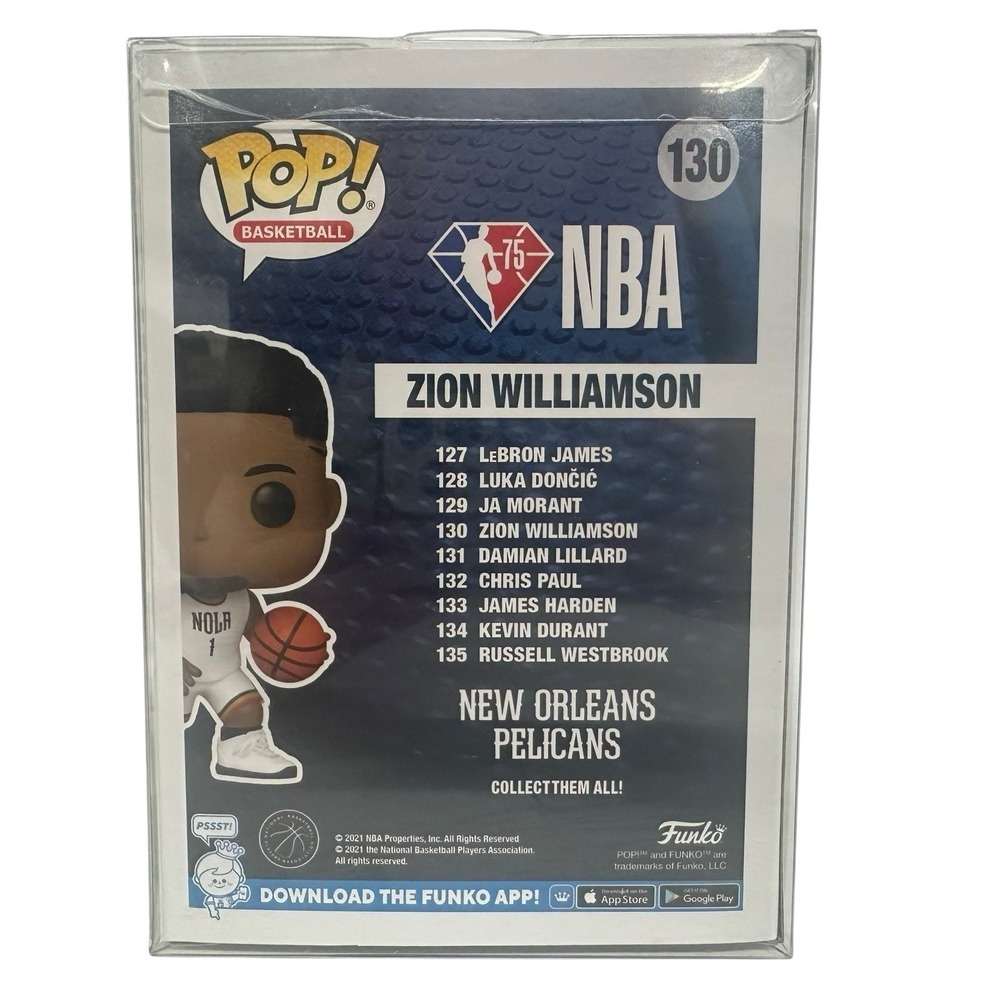 Funko Pop Basketball 130 Zion Williamson New Orleans Pelicans NBA‎ Vinyl Figure - Picture 3 of 6